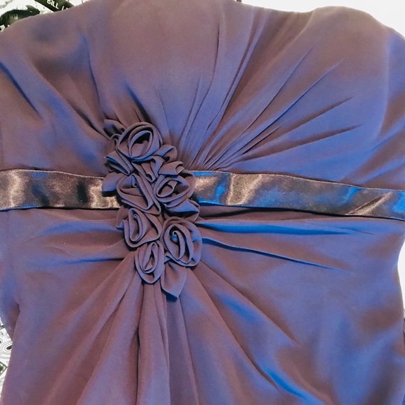 Bill Levkoff bridesmaid dress-new with tags-Plum - Picture 3 of 4